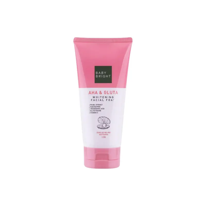 Baby Bright AHA & Gluta Whitening Facial Foam