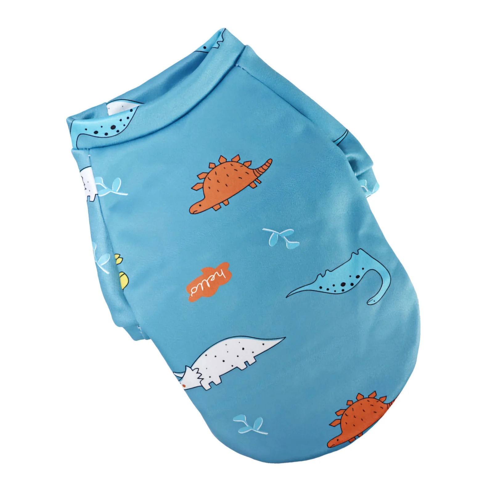 Cat Winter Dress Blue Dinosaur image 2
