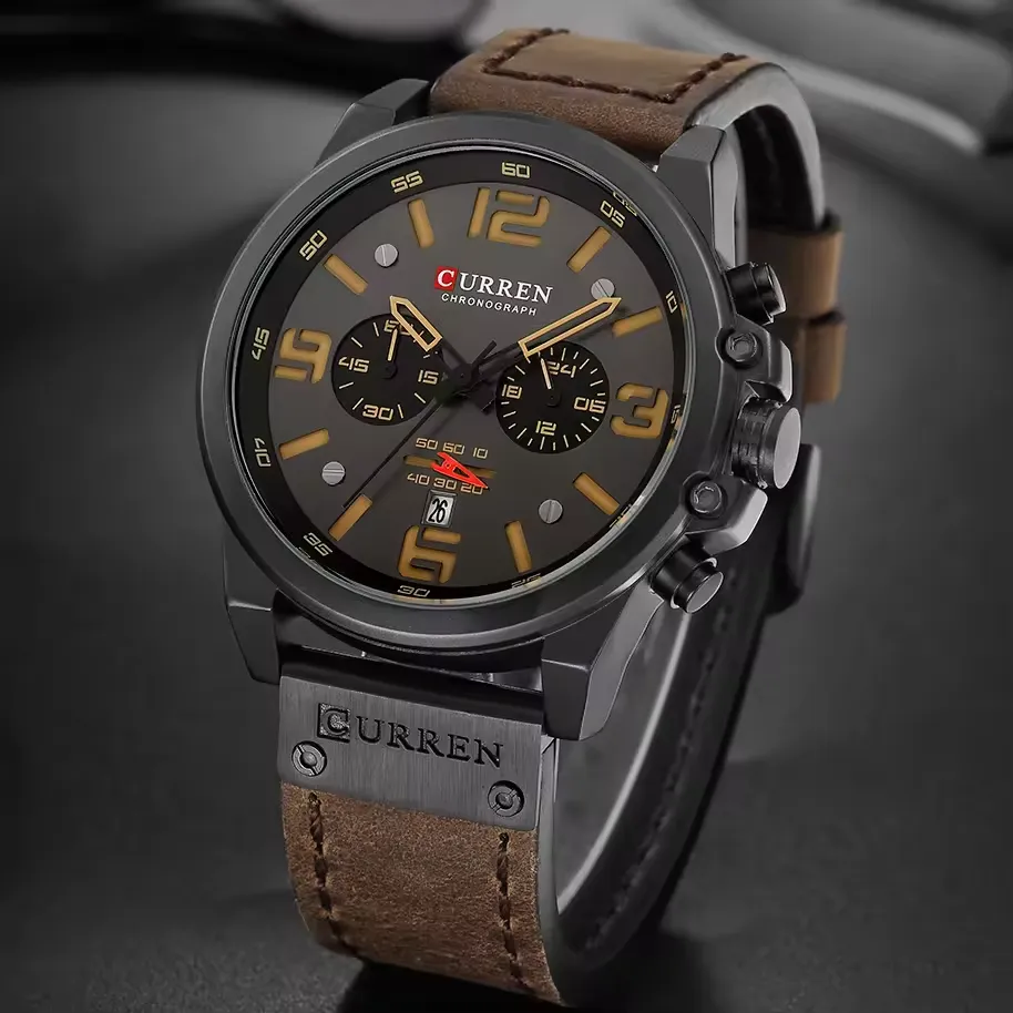 Curren 8314 - Black-Brown